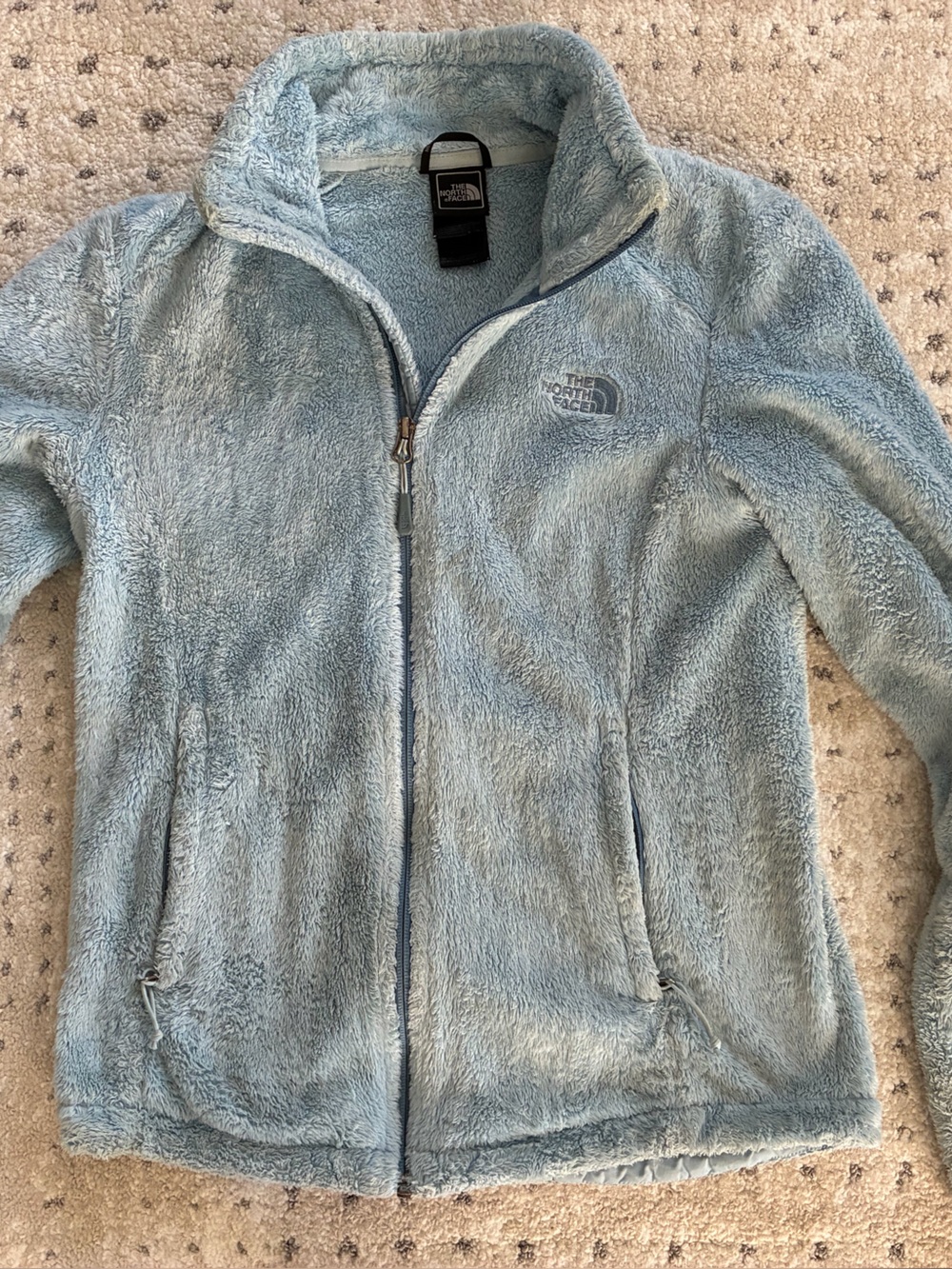 Women’s The North Face Pale Blue Fleece Full-Zip Jacket